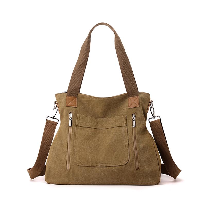 Shoulder Bag Women's Handbag Crossbody Bag Large Capacity Canvas Tote Bag