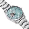 Orient Men's RN-AR0009L (Contemporary Semi-Skeleton Men's Metal) Round Watch Silver Stainless Steel
