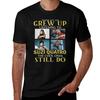 GREW UP LISTENING TO MUSIC WOMEN T-Shirt Sports Basic Short Sleeve T-Shirt