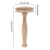 Wooden Darning Tool Kit DIY Darning Mushroom Patchwork Handicraft Darning Thread Patch Mending Tool Set  for Darning Sock Holes