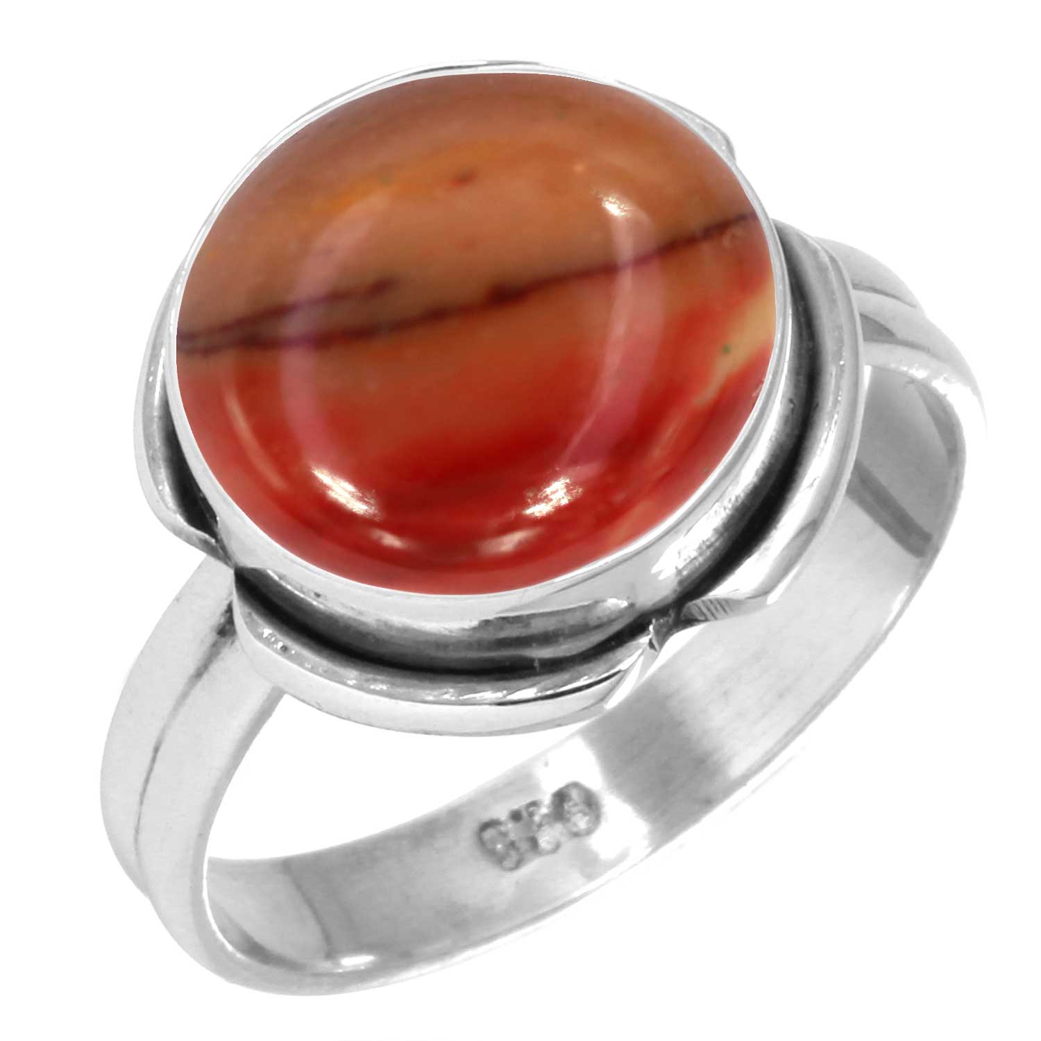 

Кольцо из стерлингового серебра 925 пробы Женское с драгоценным камнем Ручная работа Ювелирное изделие Подарок на годовщину Мукаит Монтанский агат Моховой агат Спиноза Опал Родонит Глаз Шивы Бохо 11.5