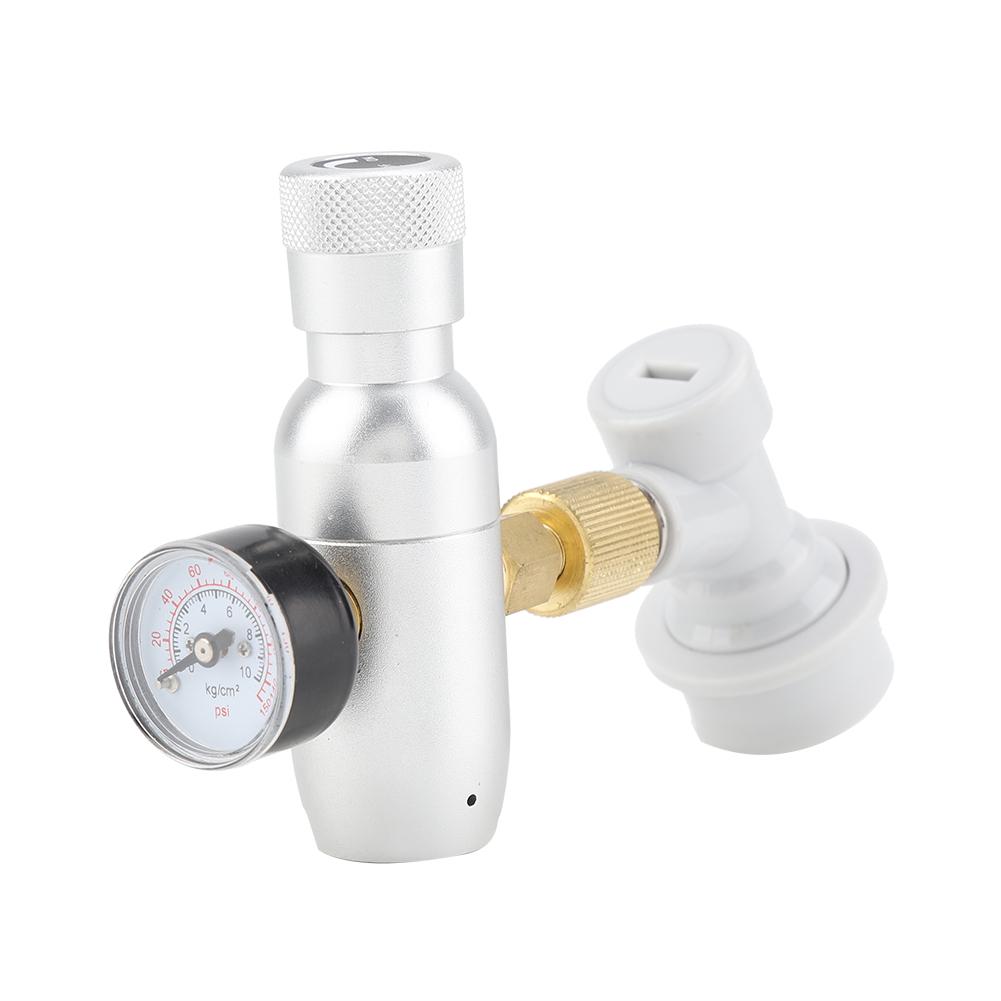 Selbstgebrautes CO2 16g Regler Ladegerät Kit Gasanschluss Heim Zapfbier Kegerator(0-150 PSI)