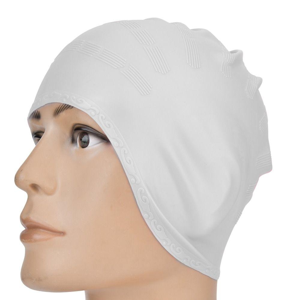 Silicone Material Swimming Pool Cap Comfortable Fit Sports Swim Hat  Swimming Pool
