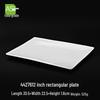 Jiubing Melamine Rectangular Serving Plates (3-Pack)