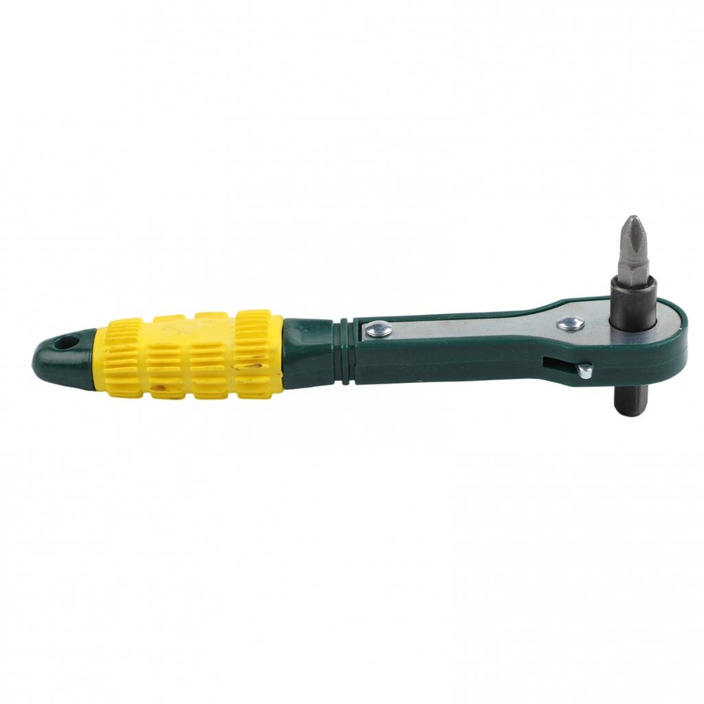 Portable Ratchet Wrench Tool Set 14 Inch with 10 Bits and 9 Sockets