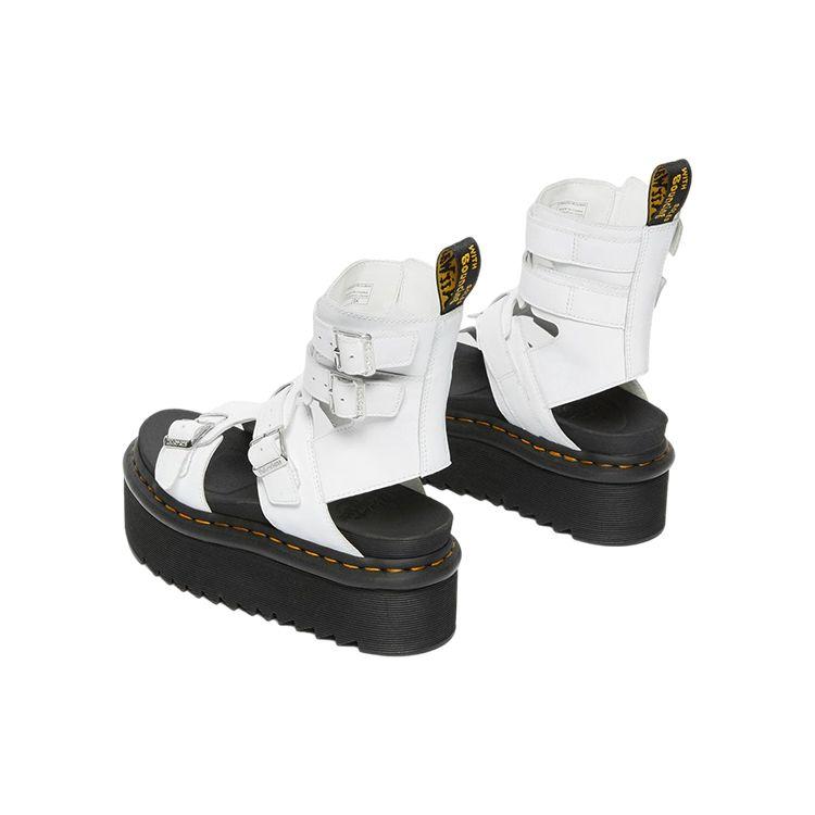 Dr. Martens Leather Chunky Gladiator Fashion Sandals Women sandals White 27354100