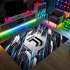 Juventus FC Design Crystal Velvet Carpet Cozy Non?Slip Printed Rug For Bedroom Living Room Entrance