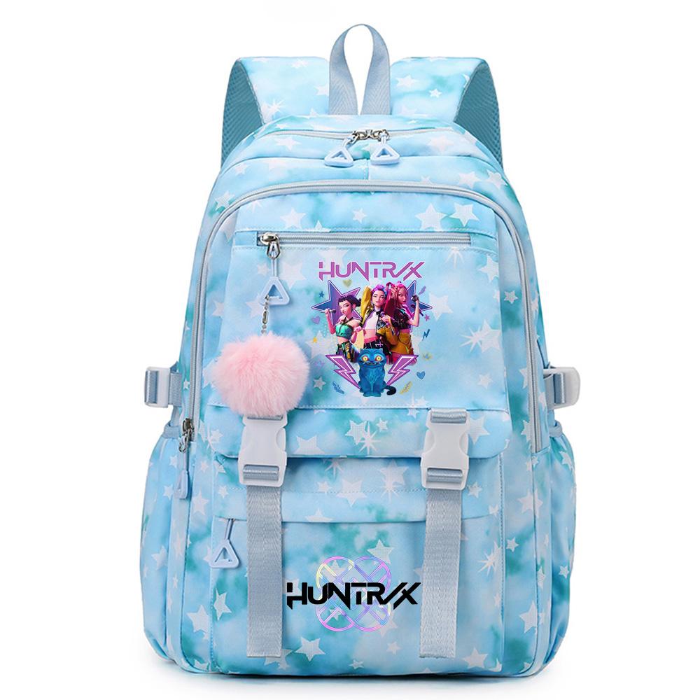 

Cartoon Anime K-Pop Demon Hunters Printed Backpack Large Capacity Bookbag Laptop Unisex Student Boy Girl School Bag Large Capacity Travel Outdoor Bag