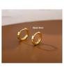 Korean Style Geometric Circle Earrings: Elegant, Versatile Ear Jewelry for Women and Students