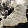 Large Size Hiking Shoes Men's Outdoor Tactical Training Military Boots Breathable Non-slip Desert Off-road Adventure Tooling Boots