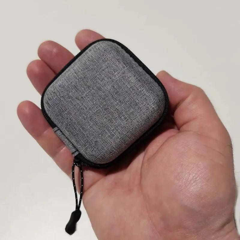 Hard Portable Shockproof Headphone Earphone Accessories Case Memory Card USB Cable Headset Storage Bag