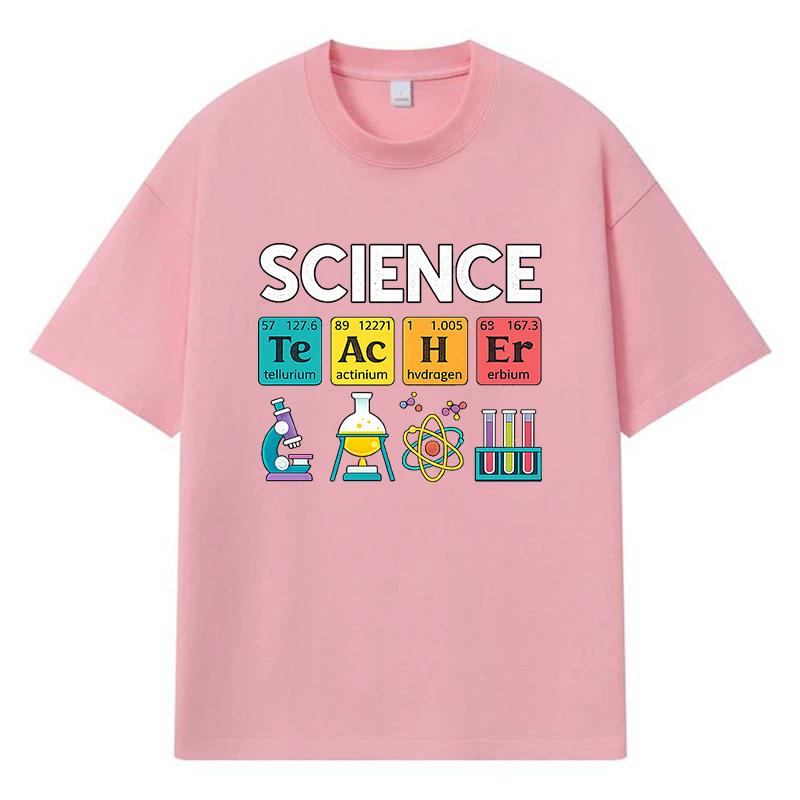 2026 Science Printed Graphic Streetwear Y2k Harajuku Clothes 100% Cotton T Shirt Casual Oversized Summer Men T-shirt