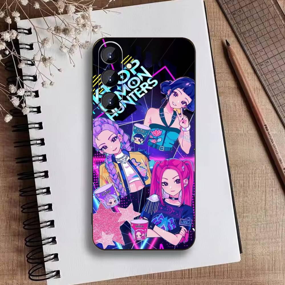 

K-Pop L-Demons Hot H-Hunters Phone Case For Samsung Galaxy A73,A21s,A22,A31,A52,A53,A71,A41Soft Black Shell Samsung a41