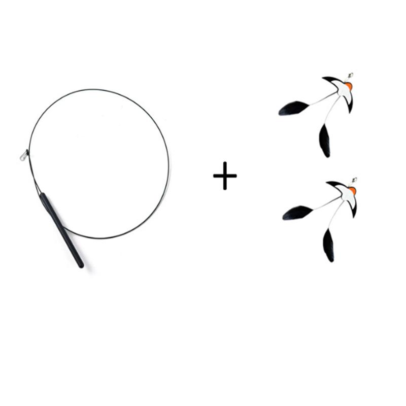 Cat toy cat funny stick little swallow with bell feather cat funny stick self-pleasure relief toy pet toy
