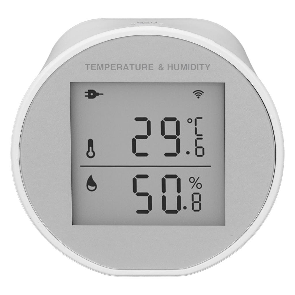 Indoor Temperature Humidity Sensor Smart Room Digital Hygrometer with Clear Screen for Garage