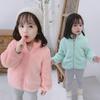 Children's Plush Spring/Autumn Coat for Boys and Girls - Warm, Double-Sided Fleece Outerwear