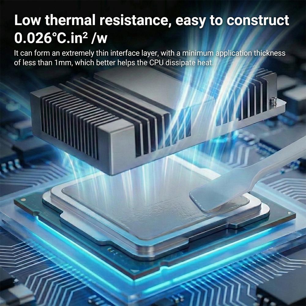 FEHONDA TG-8 Thermal Paste 8.5W/m.K High Performance Thermal Grease Thermal Conductive Silicone Grease for Game CPU GPU Cooling
