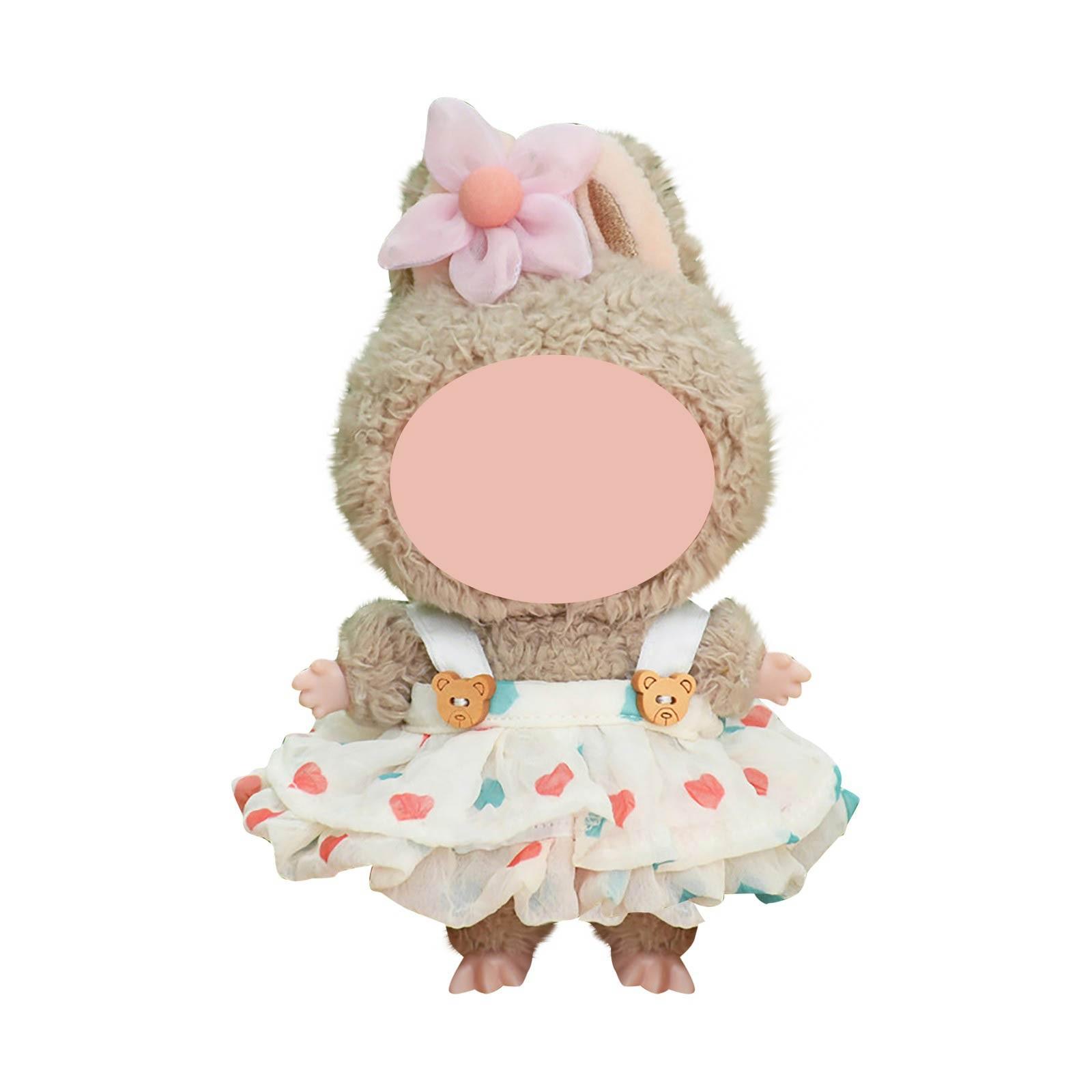 

Забавная одежда для кукол, плюшевые игрушки в стиле аниме и милые аксессуары,милые куклы одежда One Size бежевый