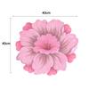 1pc Non-slip Flower Carpet Chinese Style Lotus Floor Mat Bedside Blanket Cloakroom Mat 40x40cm Home Living Room Decoration