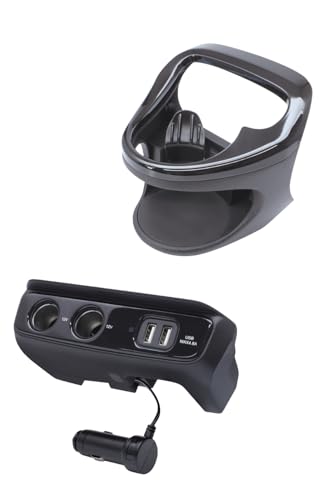 

Tsuchiya Yac Специфические для автомобилей Yaris и Yaris Cross Кондиционер Подстаканник Сиденье водителя Дополнительная розетка Блок питания Черный SY-