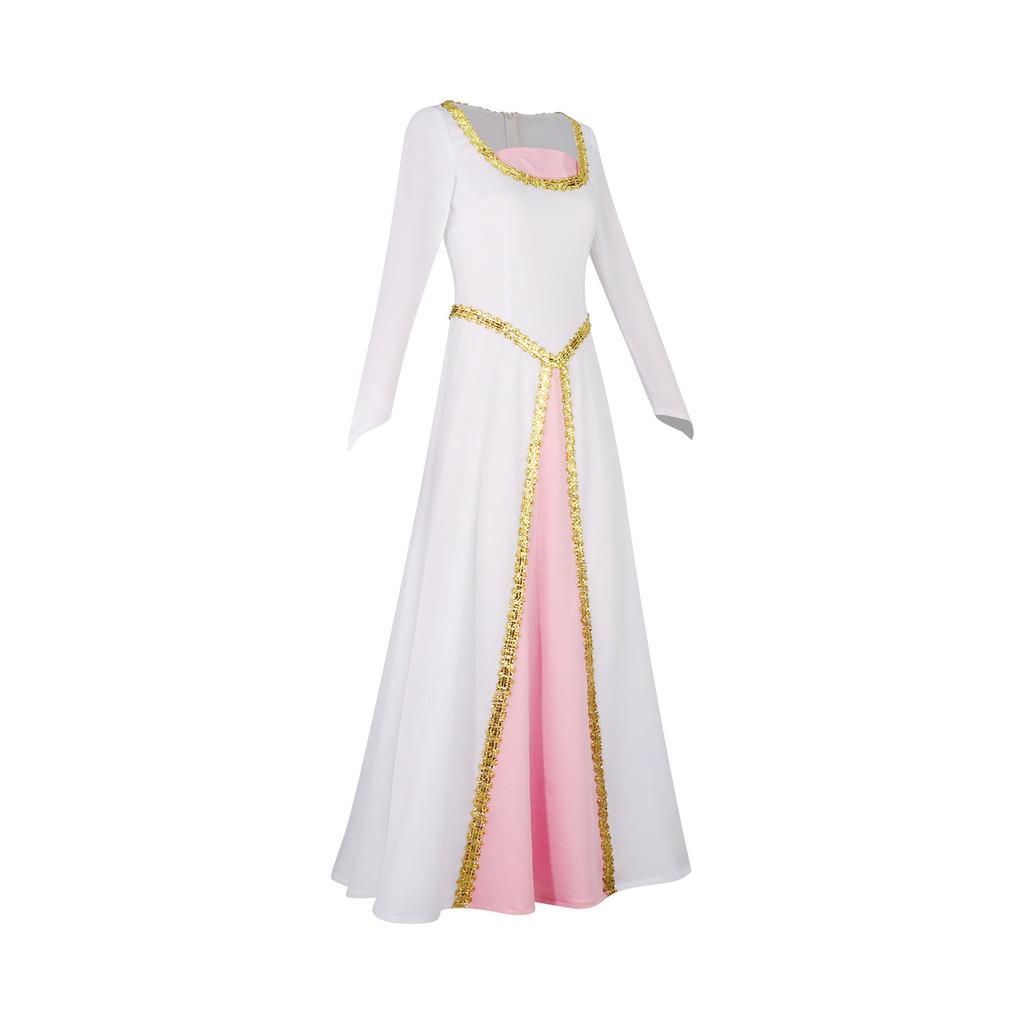 Shrek Fiona Cosplay Costume With Polyester Fabric For Halloween Party Dress Up M