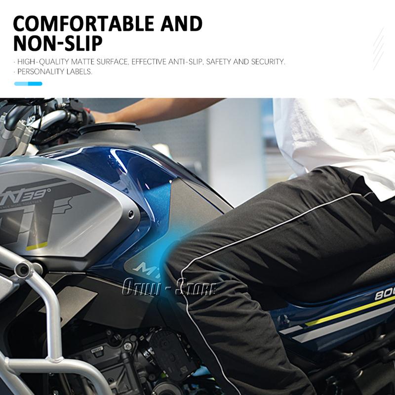 Motorcycle Side Decal Gas Knee Grip Protector Anti Slip Sticker Tank Traction Pad Anti-Scratch For CFMOTO 800MT CF 800 MT 800mt