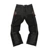 Dipartimento Galleria. Pantaloni a zampa Patchwork in Denim Unisex Jeans Casual Streetwear