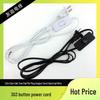 303 Rocker Dimming Desk Lamp Extension Cord - 1.8m, Two-Pin Flat Plug for Neon Sign Advertising.