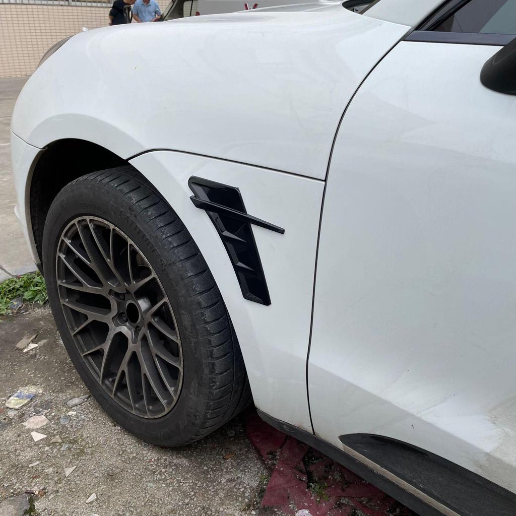 TPU Car Universal Fender Side Body Decoration Air Outlet Vent Trim Modified Sticker Cover Accessories
