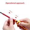 13-Piece VDE Certified Insulated Screwdriver Set - Chrome Vanadium Steel with Plastic Handles