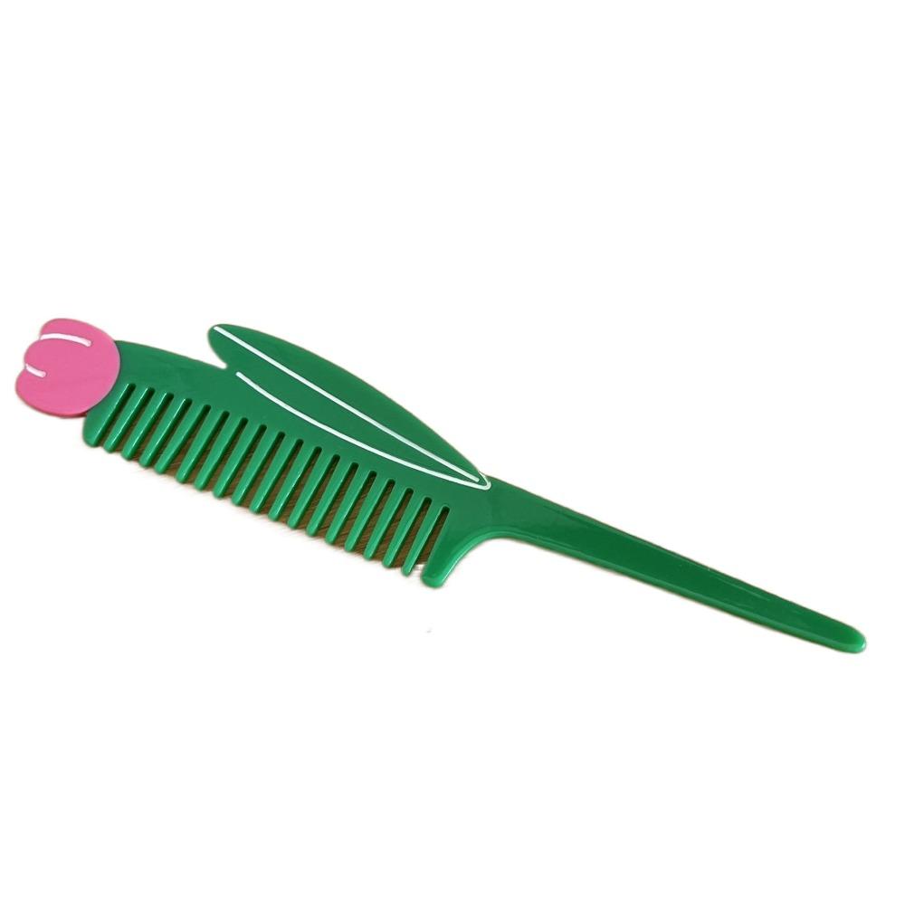Wide Toothed Acetate Comb Fruit Design Barber Shop Comb Portable Hairdressing Comb  Women