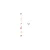 Gema Rose Gold Plated Earrings Womens