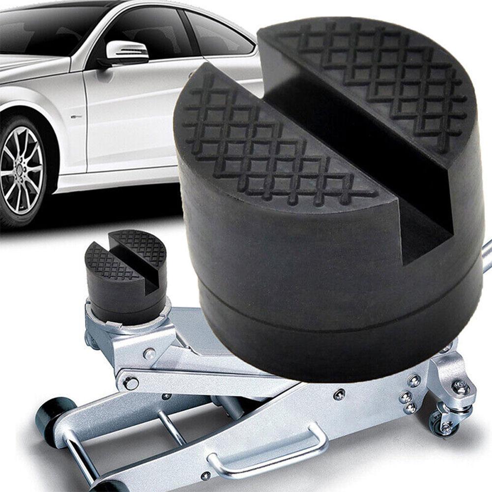 Universal Car Lift Jack Stand Rubber Pads Frame Protector Accesscries Repair Slotted Car Jack Adapter Pads Rubber Floor Car T7B7