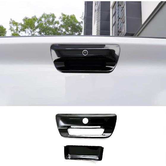 Car Accessories Fit for Dodge Ram 1500 2025 2024 2023 2022 2021 2020 2019 Tailgate Exterior Door Handle Trim Cover, Rear Trunk Grab Handle Cover