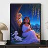 5D DIY Diamond Painting Asha and Her Wishing Star Companion Star Cartoon Full Diamond Mosaic Diamond Painting Art Wall Decoration Craft Set