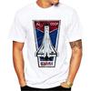 Soviet Union Rocket Badge Unisex Vintage T Shirt,Men Casual Short Sleeve Tee,USSR CCCP Space Sh