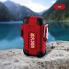 Waterproof Lighter With Lanyard USB Push-up Button Lighter Double-sided Point USB Rechargeable Lighter Electronic Arc Lighter