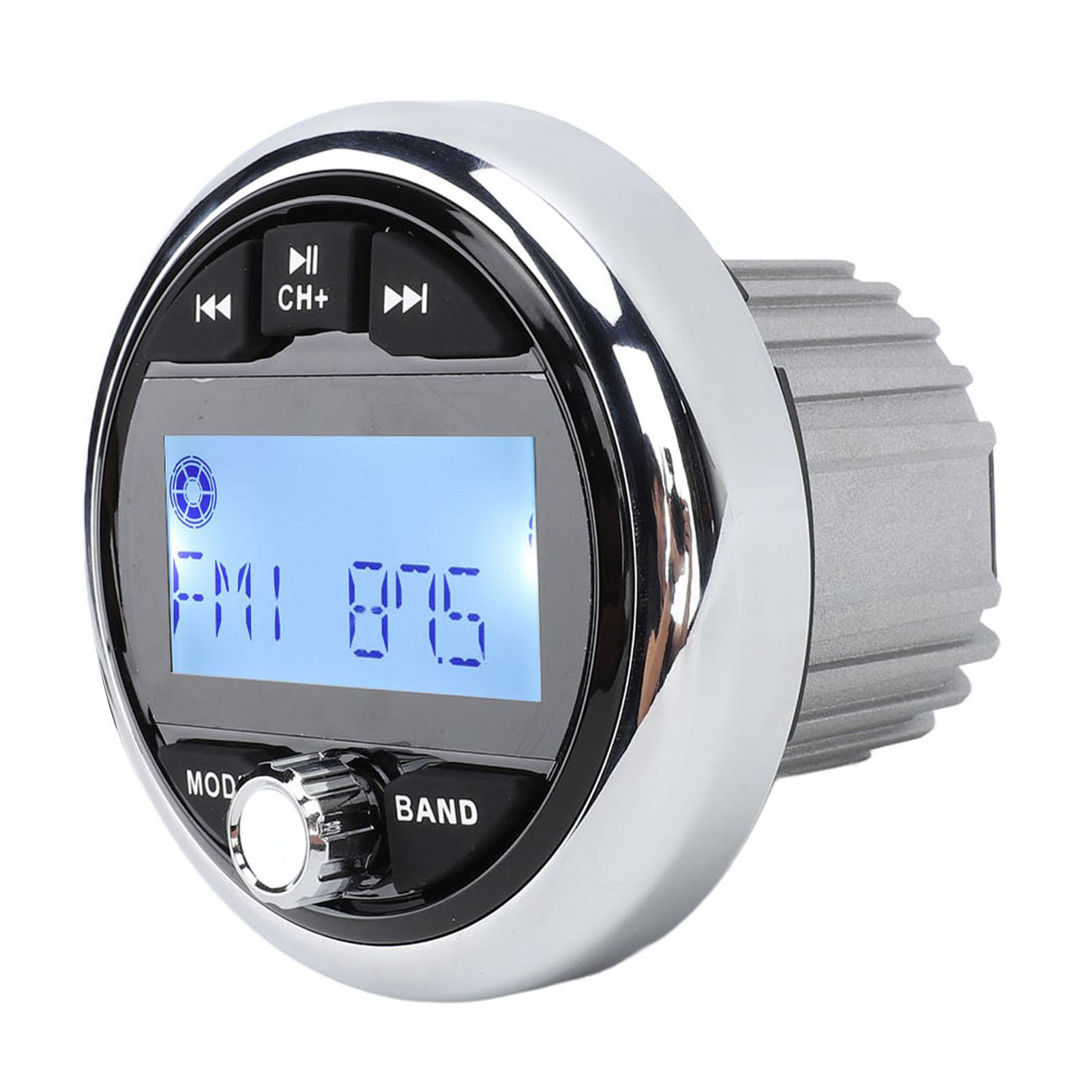 

Морской стереоприемник DC 12V Bluetooth MP3-плеер Цифровой медиа-аудио музыкальный ресивер для яхты, дома на колесах, инженерной техники