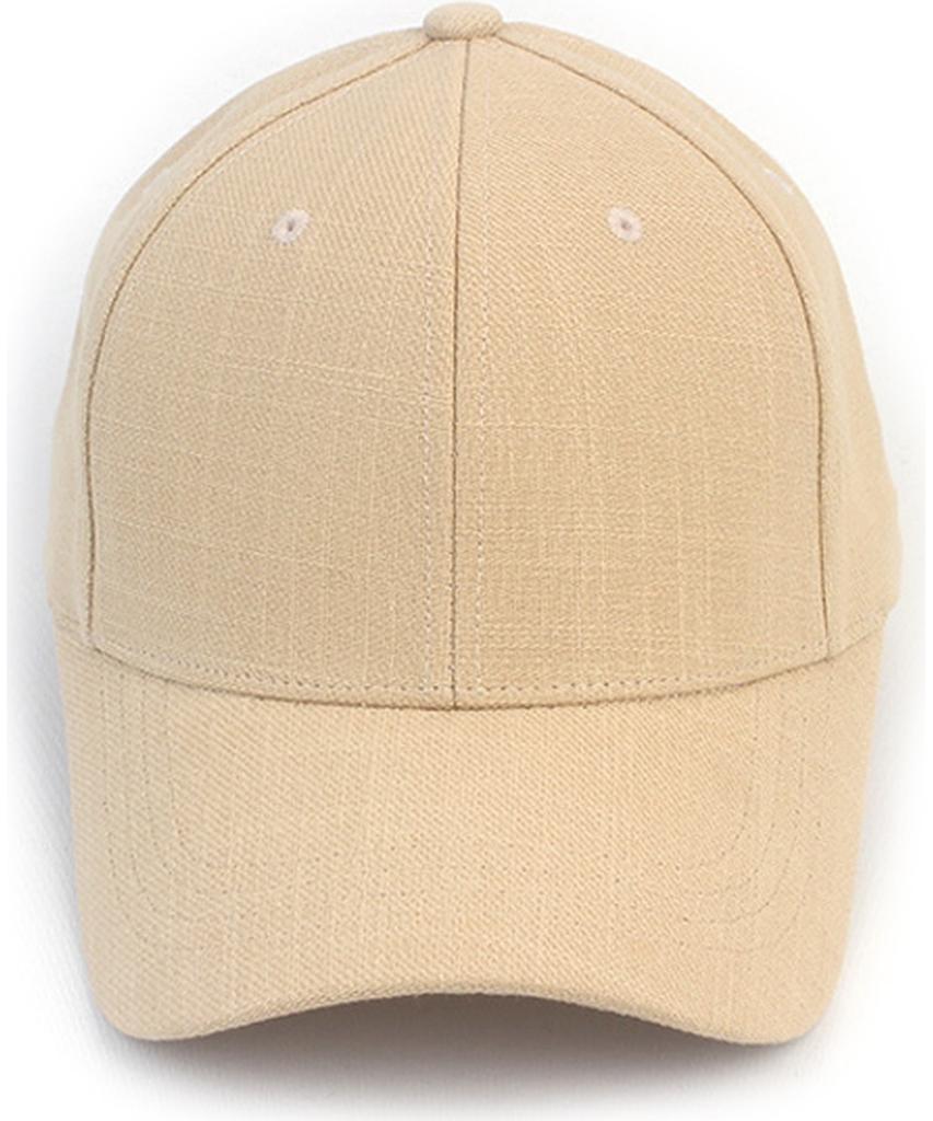 Yunibeosyeolkemiseuteuli Linen Muji Beige Ballcap Linen Hat