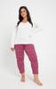 Pijama Taro Estella 3005 3/4 2XL-3XL kadınZ24 Taro
