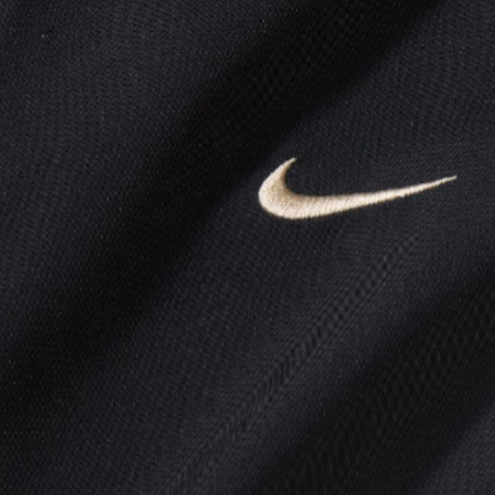 Nike Dri-FIT Logo Stand Collar Zip Comfortable Casual Sports Long Sleeve Jacket Women Jackets Black HF4620-010