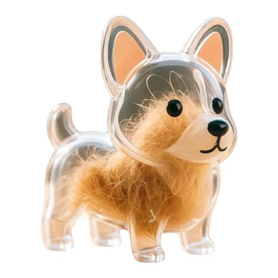 Dog Keychain Personalized Pet Keepsake Transparent Acrylic Shell Corgi Pomeranian Bulldog Lightweight Dog Breed Keychain