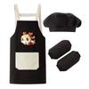 Arm Sleeve Painting Apron Cartoon Children's Bib New Chef's Uniform  Cooking