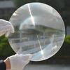Lente Fresnell Grande Óptica de Plástico PMMA de 300 mm Concentrador Solar Lupa Distancia Focal 120 220 400 360 mm 1 Pieza