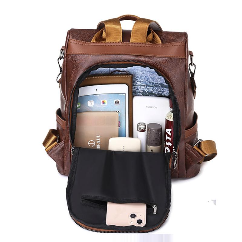 Rucsac cu design antifurt pentru femei Rucsac de zi ocazional Rucsac pentru femei în aer liber, genți multifuncționale de călătorie pentru umăr