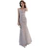 Banquet evening dress women's 1011 new noble celebrity temperament long slim fishtail host dress dress