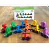 Magnetische Zahlenzug Spielzeug für Kinder, Pädagogische Magnetische Bausteine, Steckspielzeug für Kleinkinder Jungen Mädchen Alter 1-6
