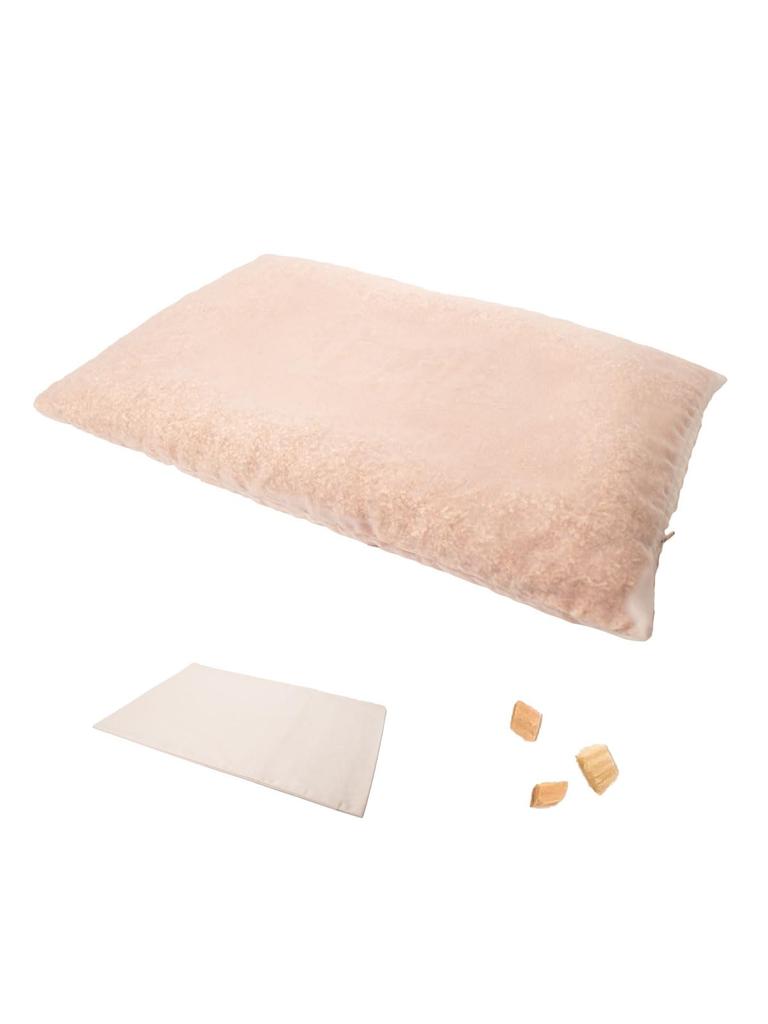 Conoca Hinoki Aromatherapy Pillow: Year-Round Use, Non-Bumpy, Ultra-Small Hinoki Chips, Adjustable Height, Comfortable Sleep, Odor-Resistant, Dust