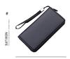 Men's Business Zipper Clutch: Large Capacity, Fashionable Handbag & Phone Wallet