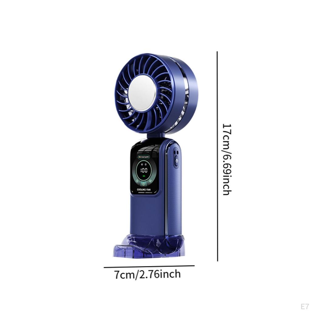 Cooling Fan 100 Adjustable Speed Quiet Desk Table with LED Display Portable for Fitness Camping